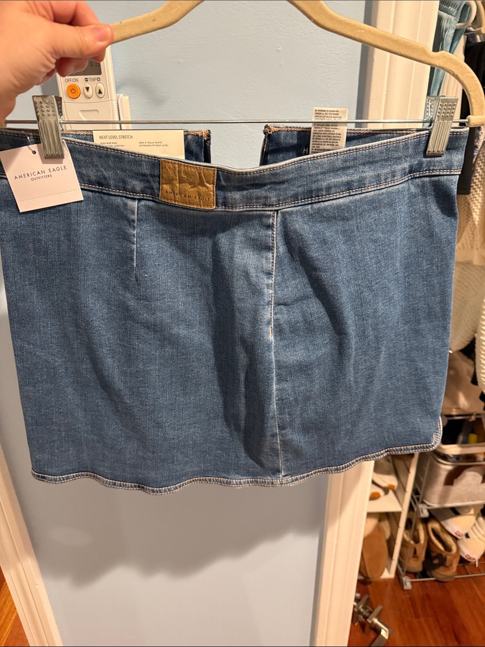 Abercrombie & Fitch Blue Denim Mini Skirt